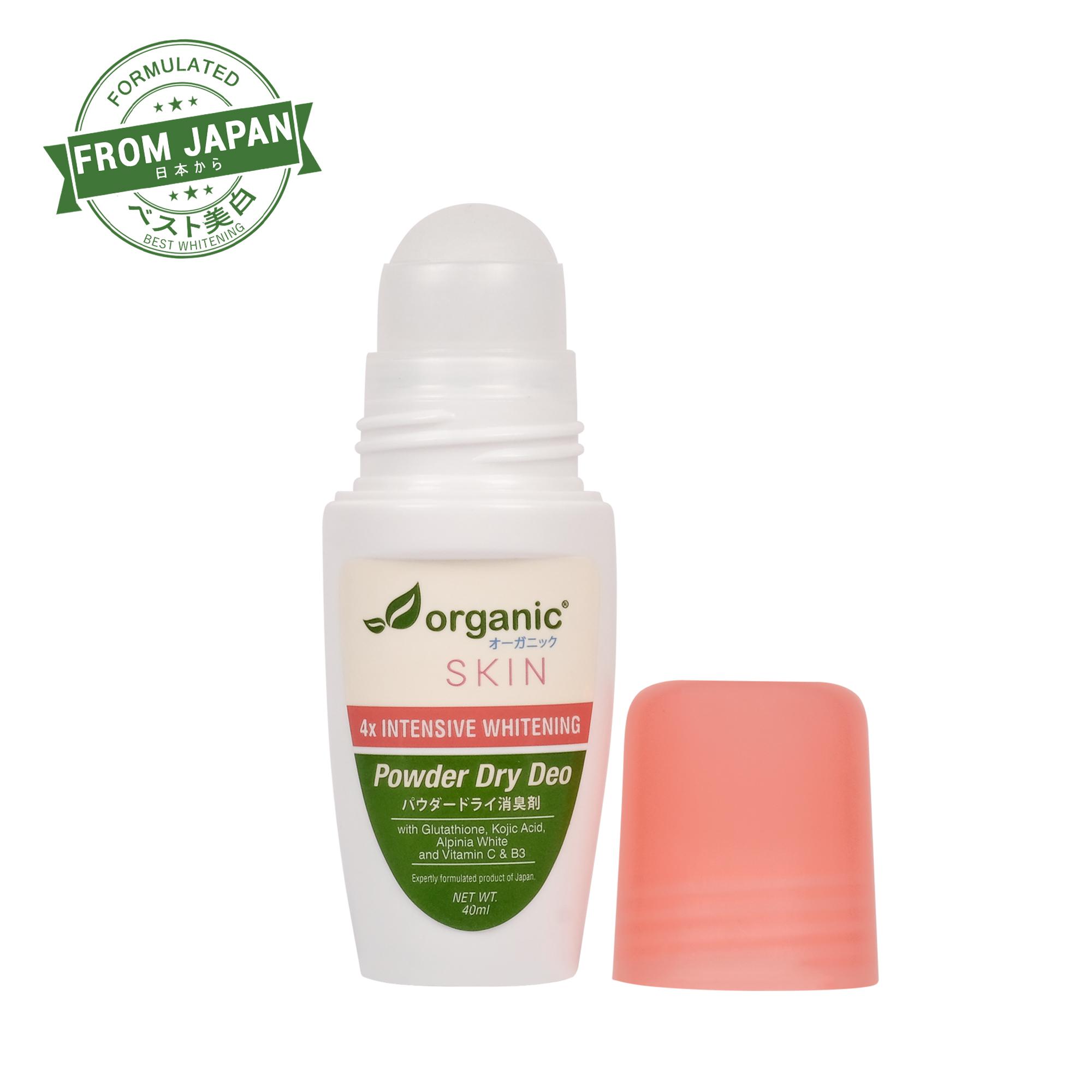 Organic Skin Japan 4x Intensive Whitening Powder Dry Deodorant 40ml