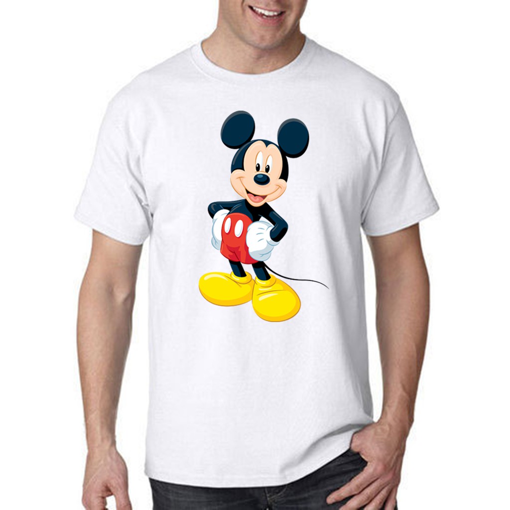 Mickey Mouse Red Yellow Disney Unisex Cartoon Graphic Casual