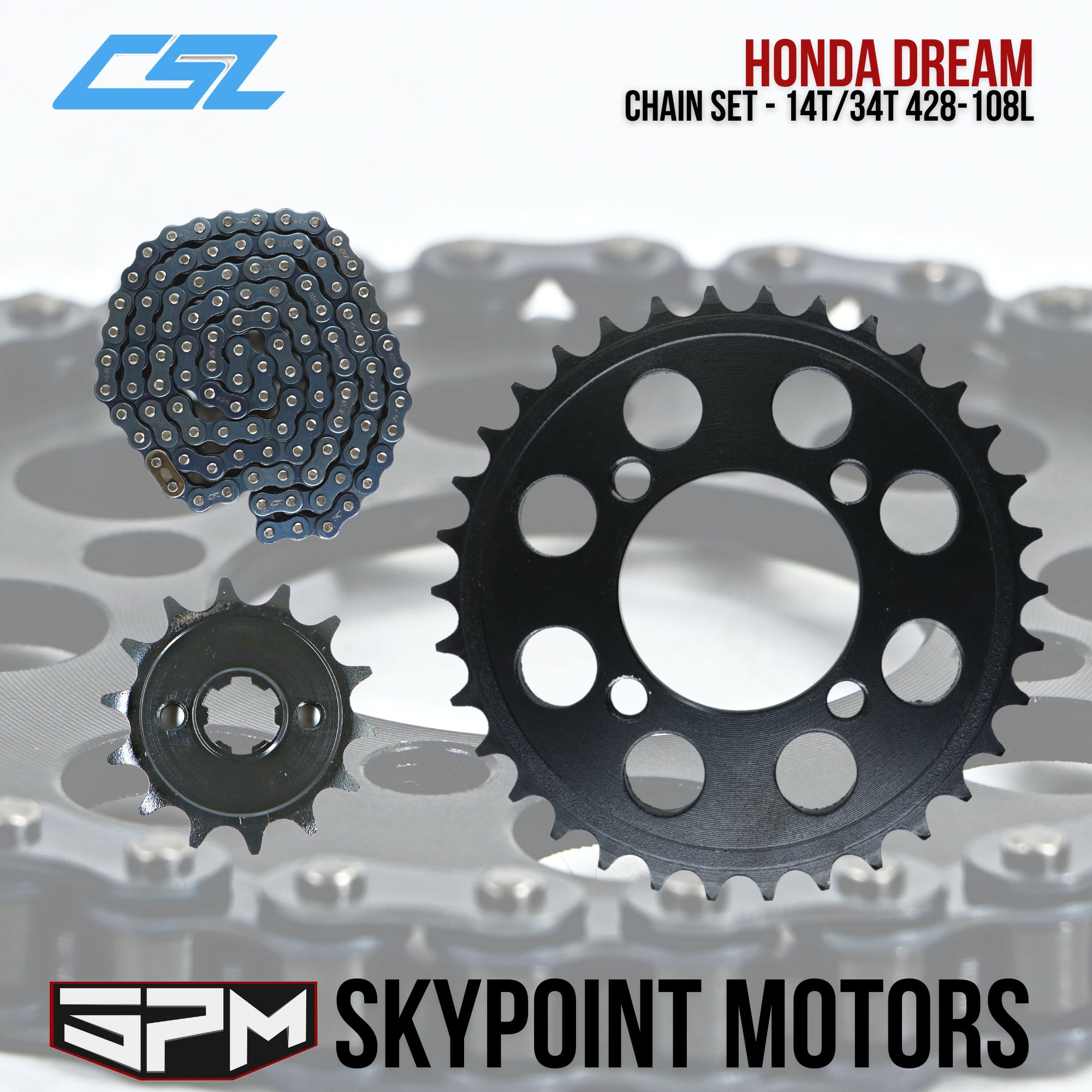 Bike Chain Sprocket Kit Dream Yuga Chain Chakkar Price Honda Shine