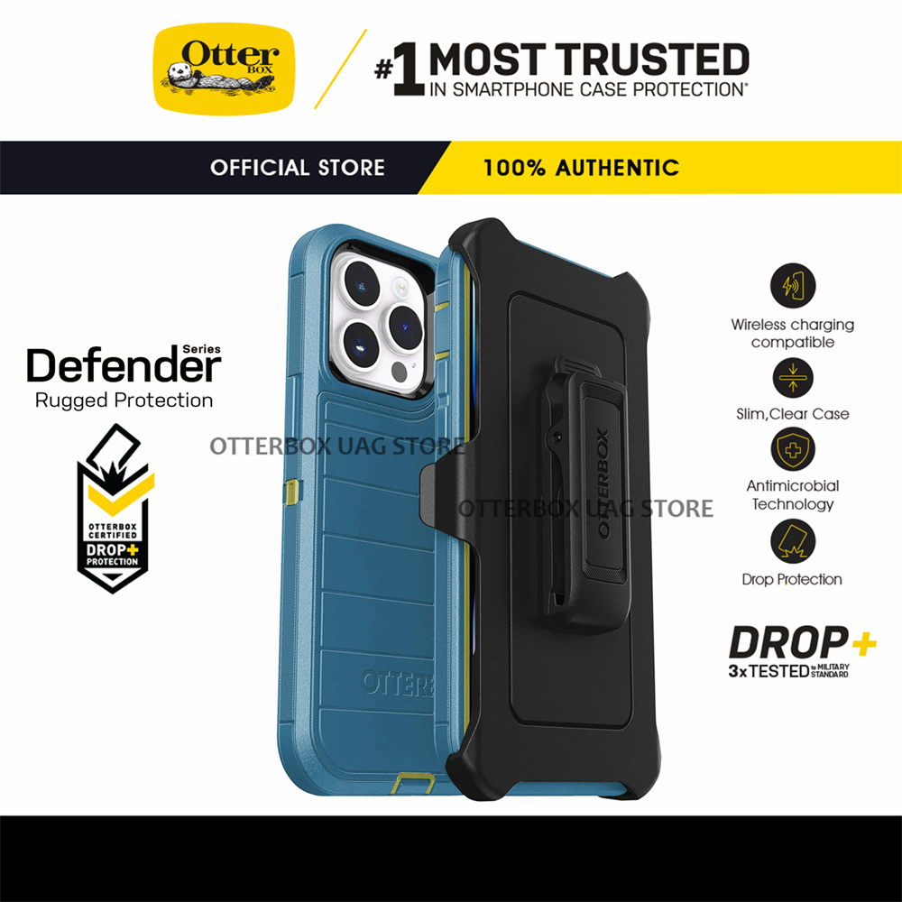 Ốp lưng otterbox defender pro cho apple iphone 15 pro max / 15 pro / 15 plus / 15 / 14 pro max / 14 pro / 14 plus / 14 / 13 12 pro max / 13 12 pro / 13 12 / 13 12 mini