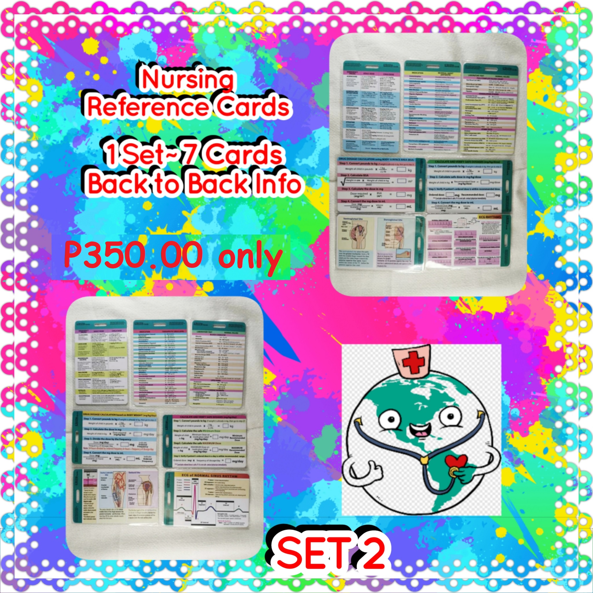 Nursing Reference Cards Set 2 | Lazada PH