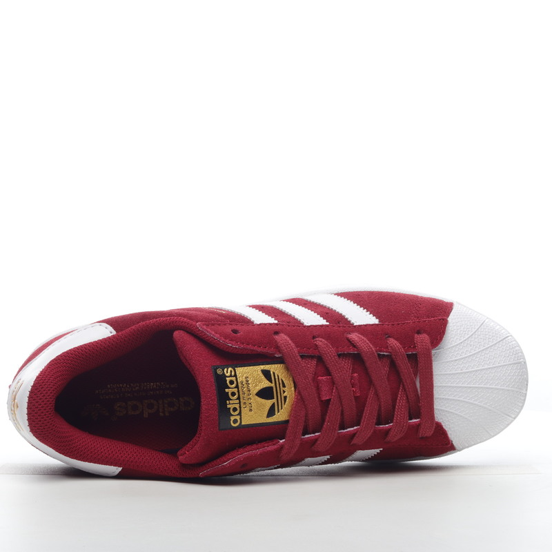 Adidas superstar hotsell rouge bordeaux