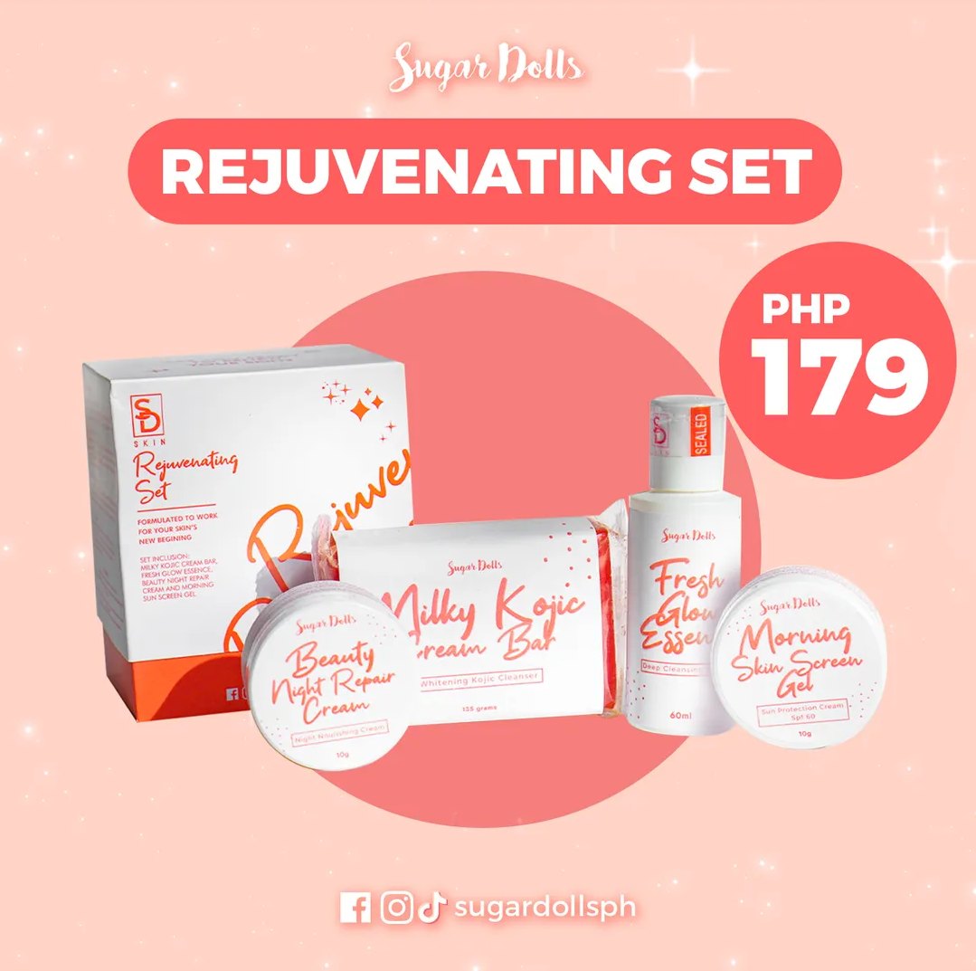 Sugar Dolls Skin Rejuvenating Set with Freebie Lazada PH