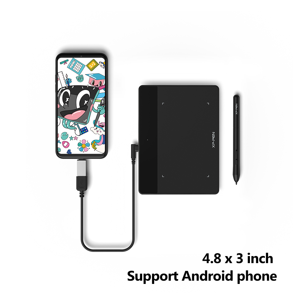 XPPen Star G430S Drawing Tablet 4 x 3 inch Graphic Tablet Deco Fun XS