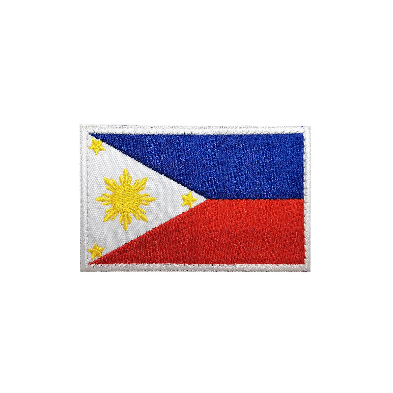 Philippine Flag Patch Embroidery Pinas Bandera 3inches x 2inches