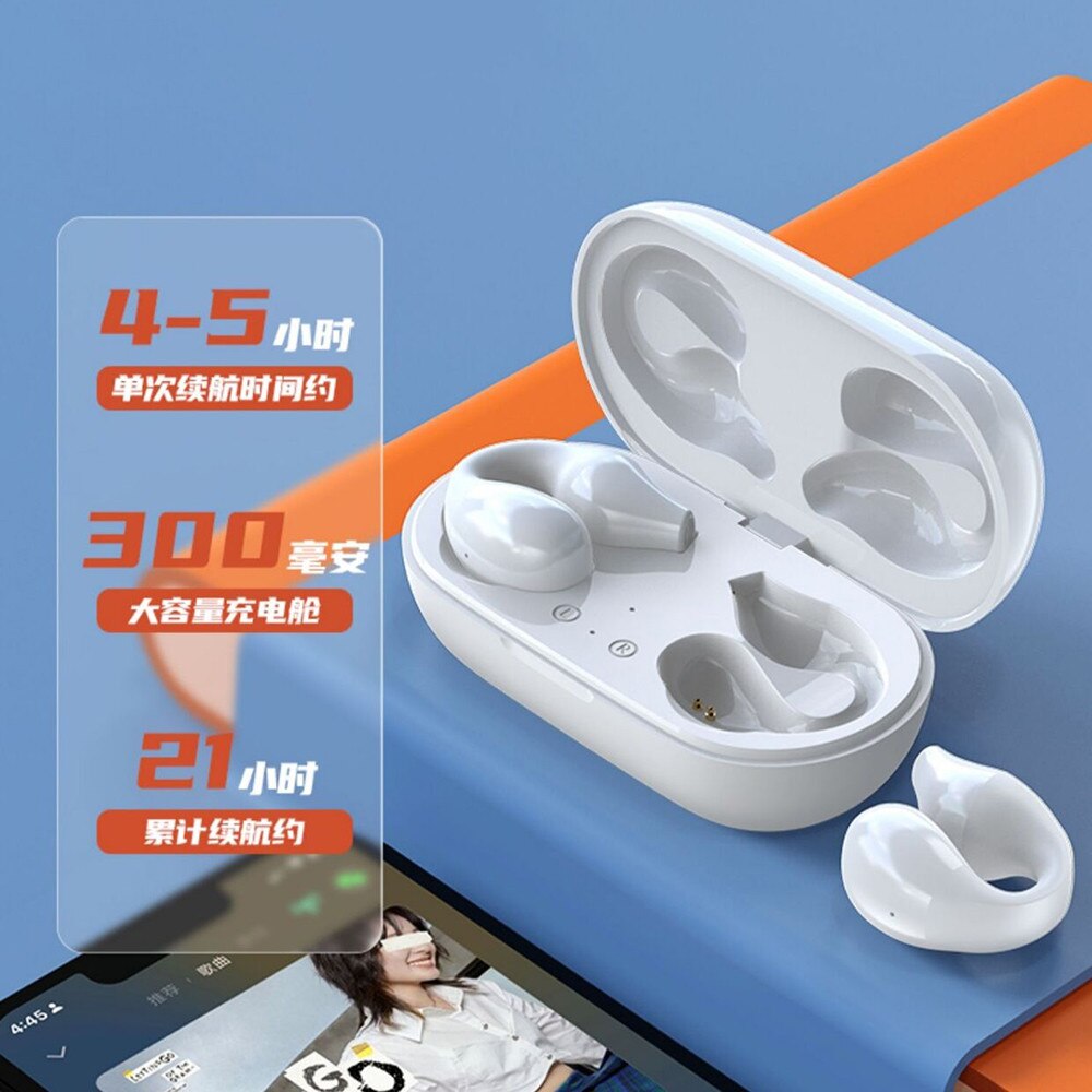 ♥Splay vận chuyển + Hàng sẵn có♥Xiaomi nguyên bản dẫn truyền âm thanh qua xương Tai nghe bluetooth mở Khuyên tai tai nghe thể thao Tai nghe kèm Micro không dây cho Android & iPhone