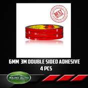 3M Double Sided Adhesive Tape Width 6mm 4 pcs