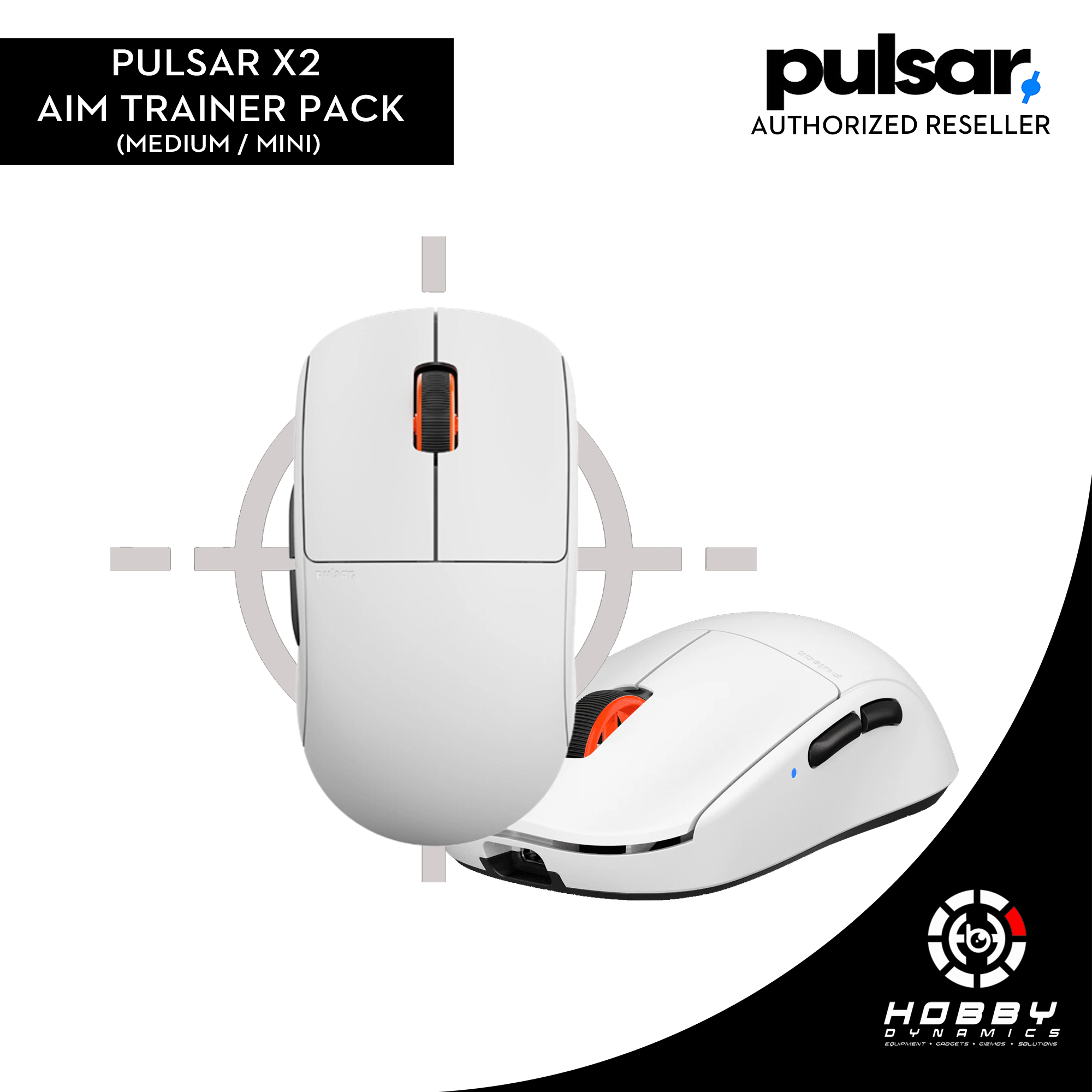 Pulsar X2 Gaming Mouse [Aim Trainer Pack] (Medium/Mini) | Lazada PH