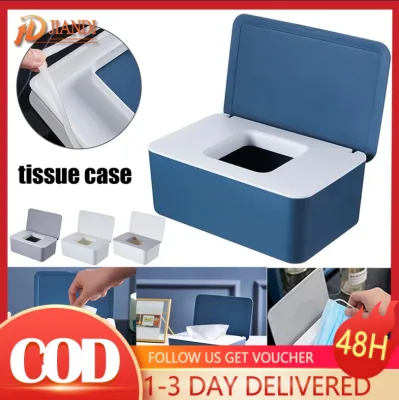 Mask Storage Box Multifunctional Dustproof Tissue Storage Box Case Wet Wipes Dispenser Holde