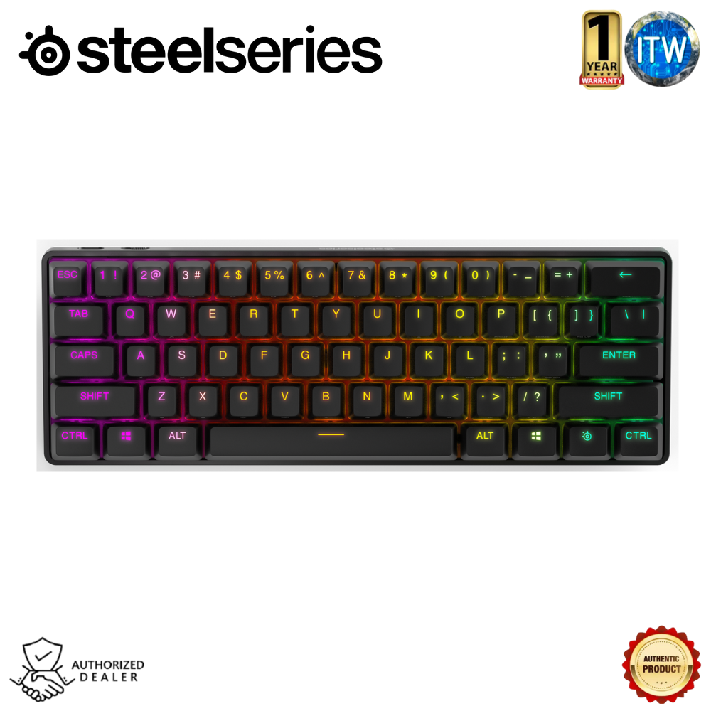 Steelseries Apex Pro Mini Wireless Mechanical Gaming Keyboard (64842 ...