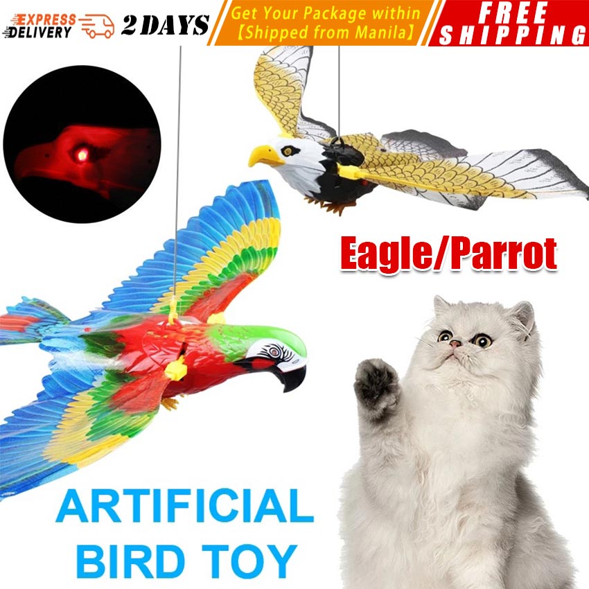 Mesen 2PCS Flying Bird Cat Toy, Simulation Bird Interactive Cat Toy for Indoor Cats