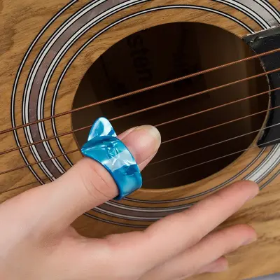 1/2pcs Thumb Finger Guitar Pick for Acoustic Electric Guitarra Bass Musical Instruments Guitar Ukelele Accessories
