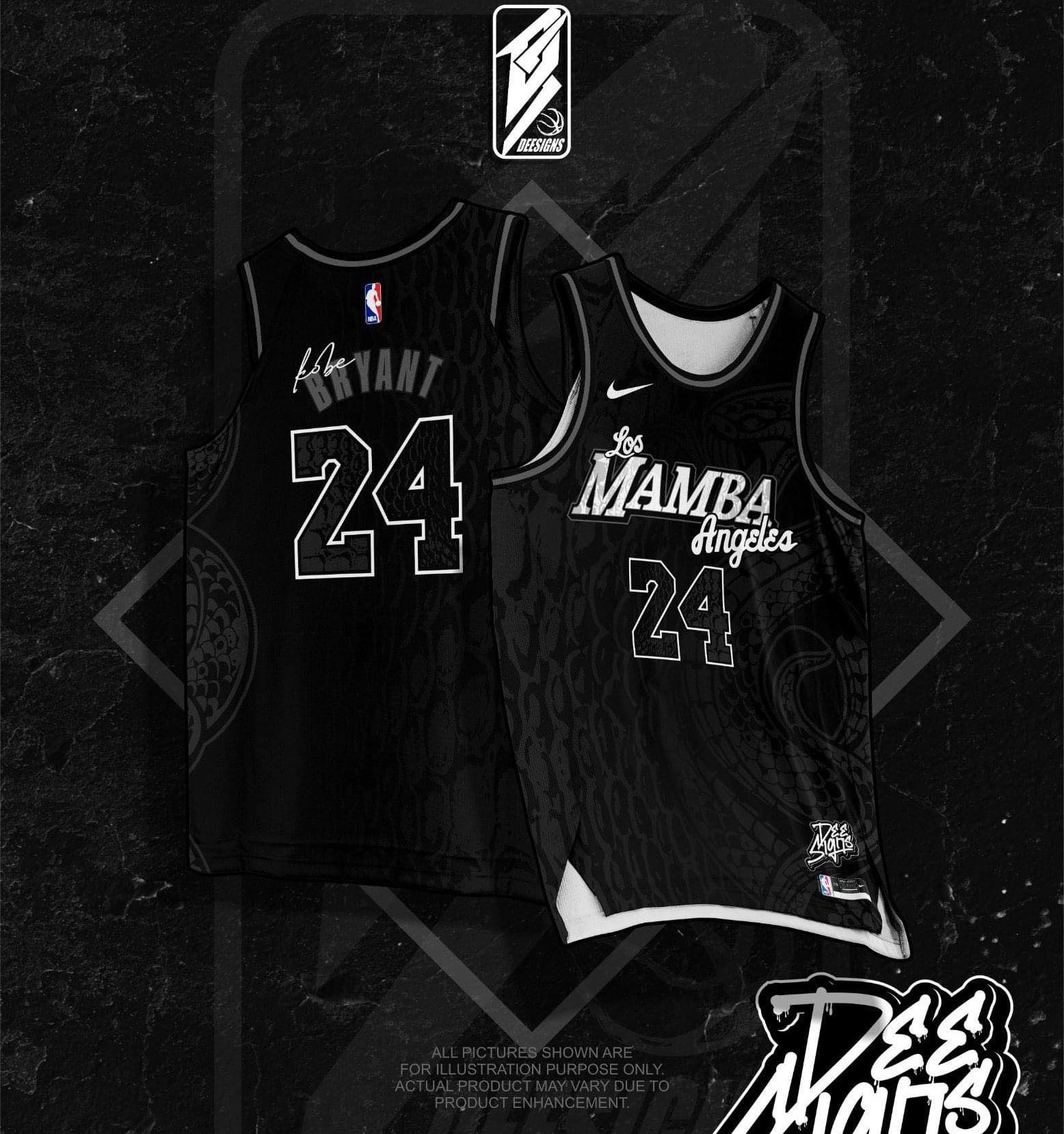 Kobe Bryant - Black Mamba Full Sublimation Basketball Jersey