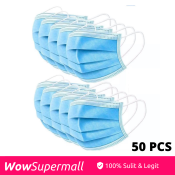 Wow Supermall Disposable N88 Surgical Face Mask 50Pcs