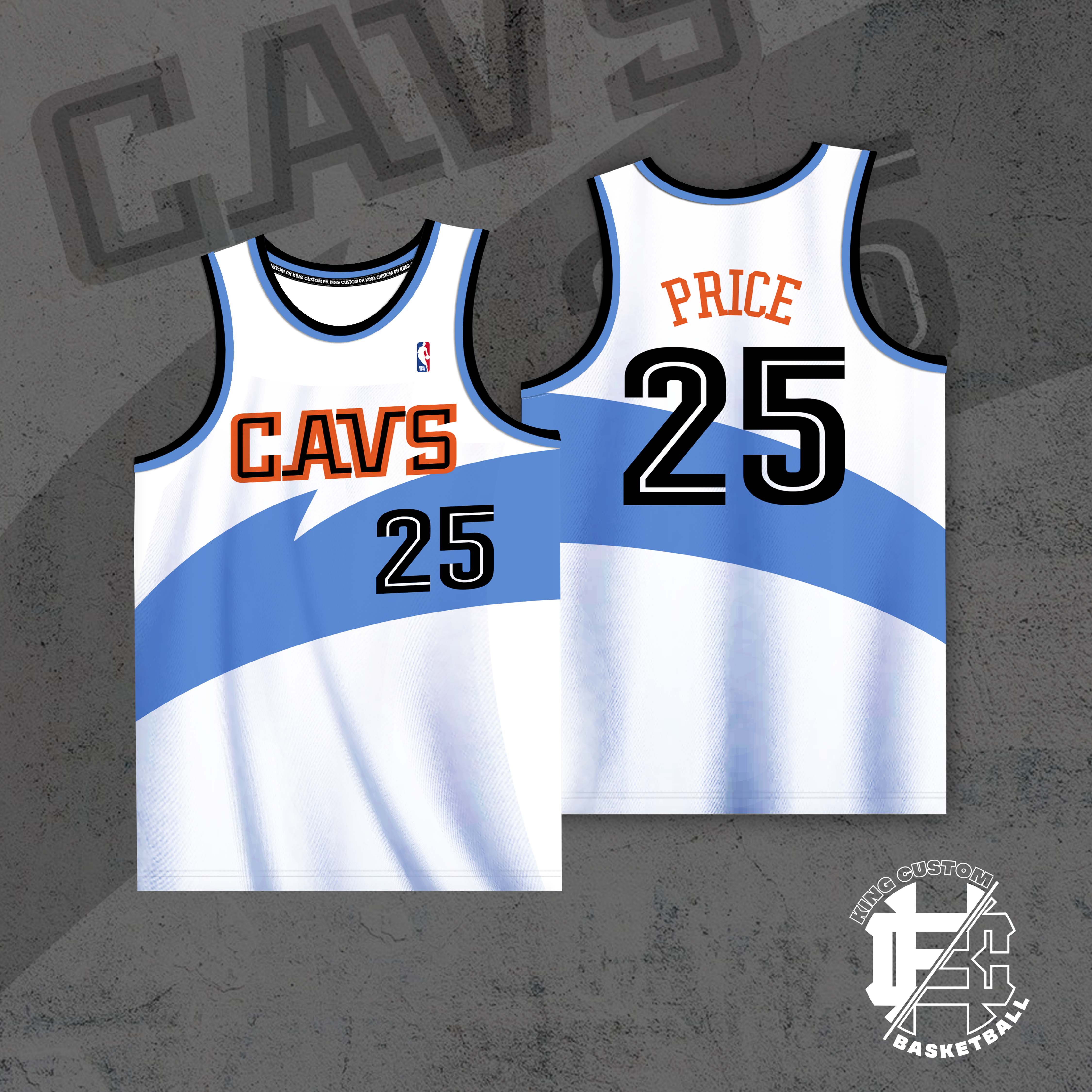 2020 Cleveland Cavaliers Abstract Series Full Sublimated Basketball Jersey