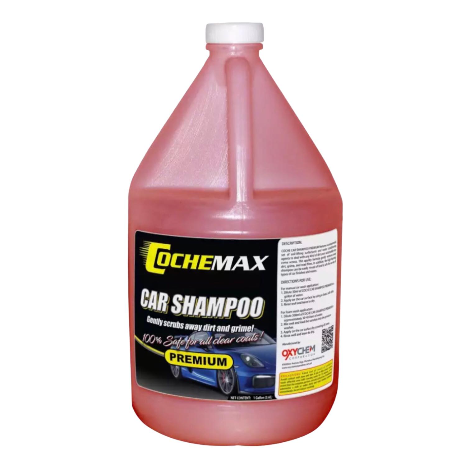 The Best Car Shampoo Premium By Cochemax ( Very Foamy ) 1 Gallon