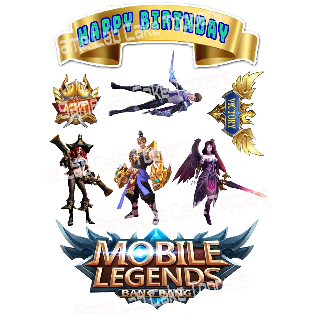 Mobile Legends Cake Topper Printables Mobile Legends - vrogue.co