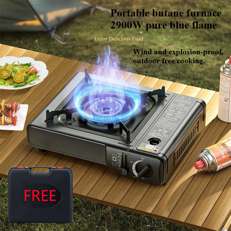 NEW Butanes Gas Stove Portable Windproof Butanes Countertop Range