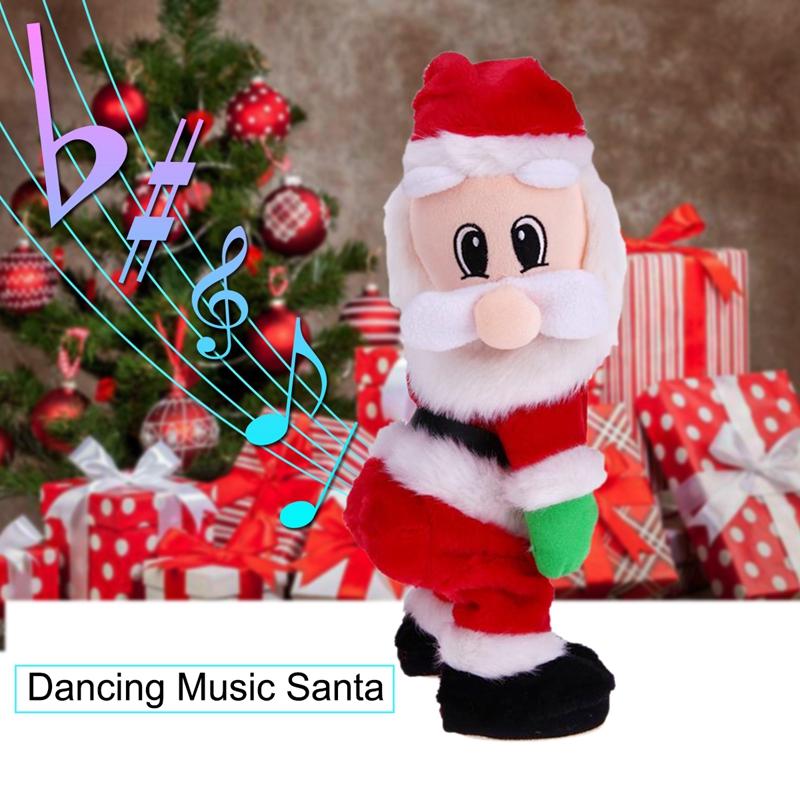 Home Furniture Diy Christmas Party Decor Music Doll Singing