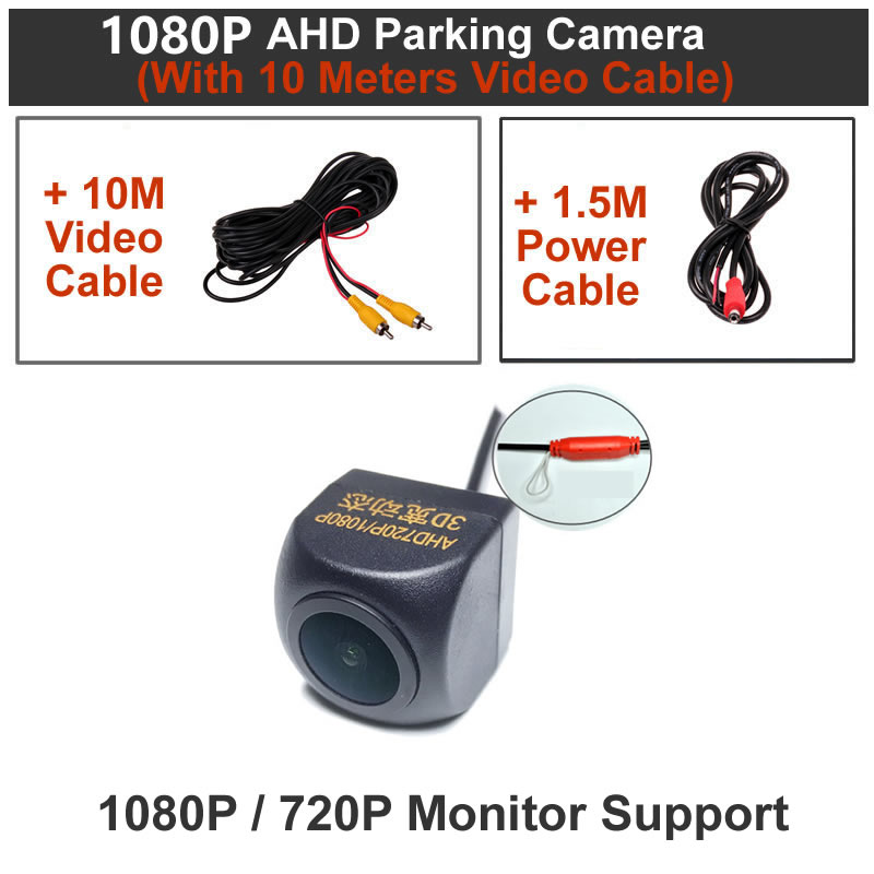 Car Universal AHD CCD Rear View Reverse Parking Camera HD Starlight