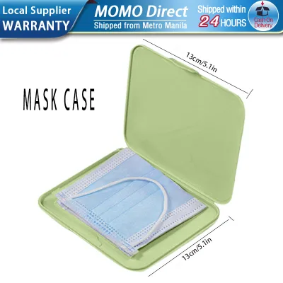 5.1inch Portable Mask Storage Case Mask Box Disposable Mase Case Portable Mask Temporary Storage Folder Mask Organize