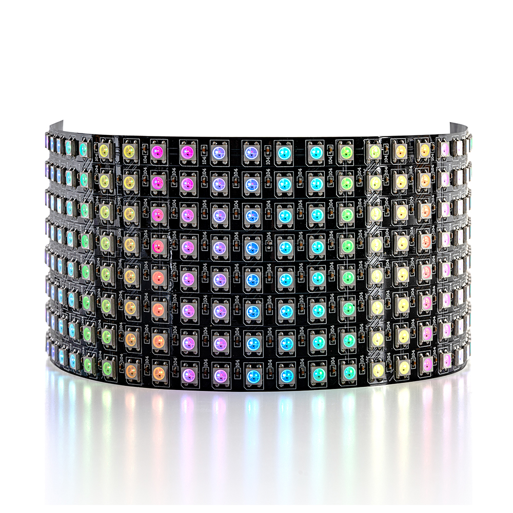 LED Matrix Pixel Panel Bluetooth APP USB 5V Flexible Addressable RGB ...