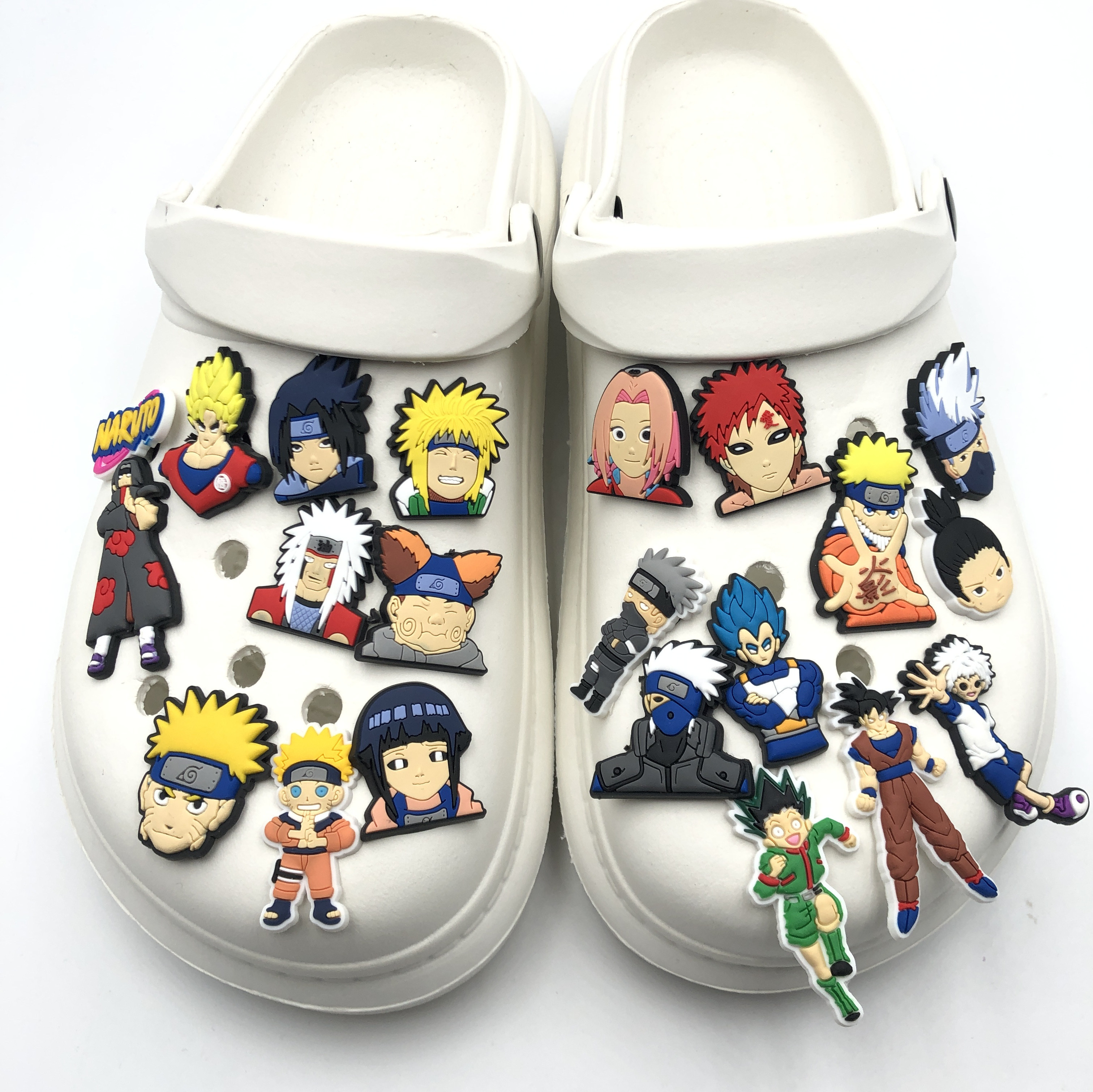 1PCS Moda Crocs Jibbitz Acessórios Criativo  Naruto  Desenho