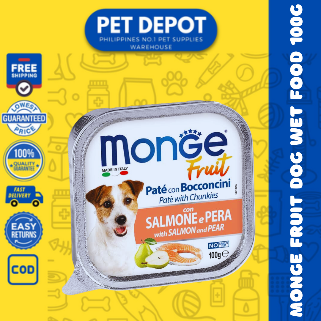 MONGE FRUIT DOG WET FOOD MADE IN ITALY 100G Lazada PH