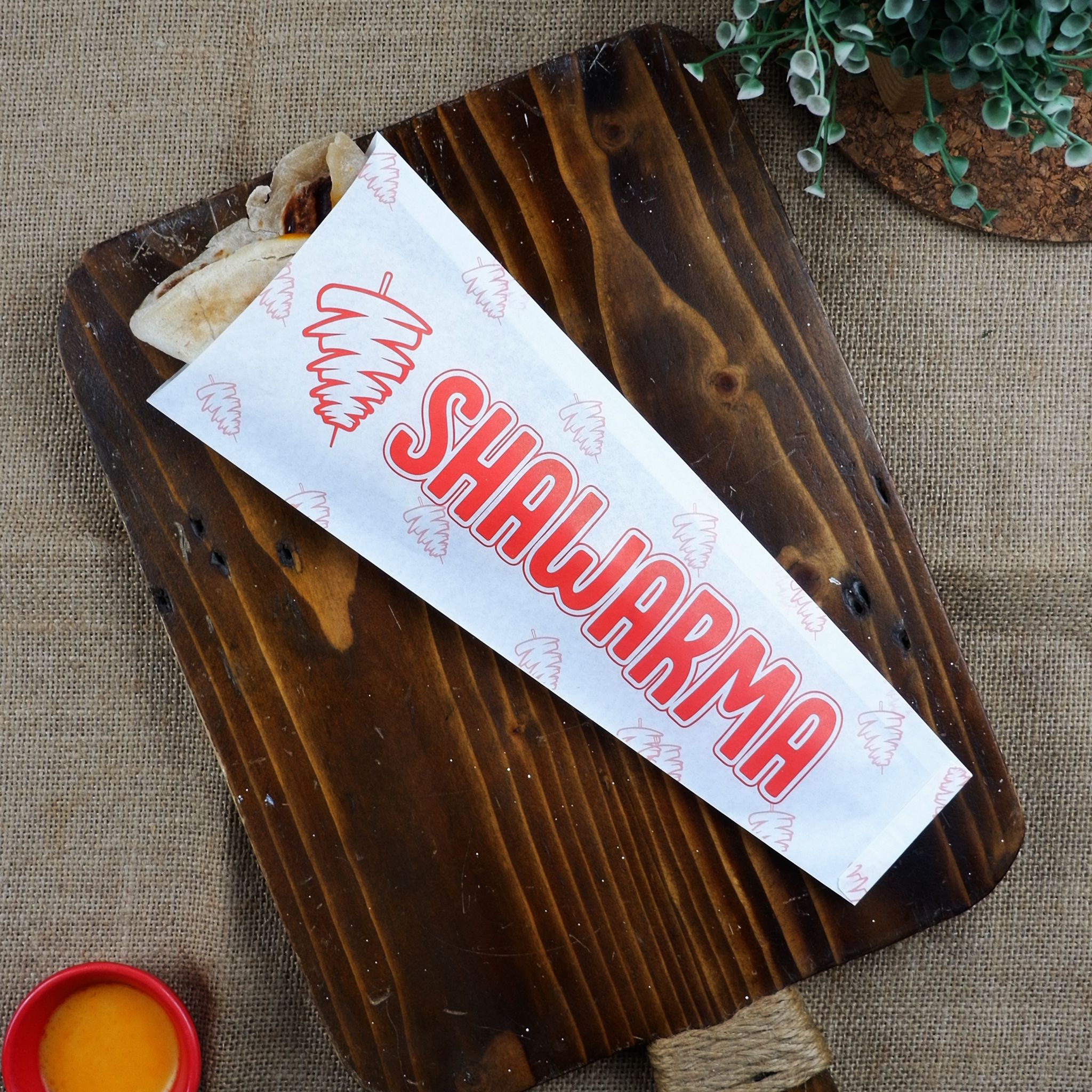 Shawarma Wrapper Gen1 Design (100pcs) Greaseproof Paper | Lazada PH