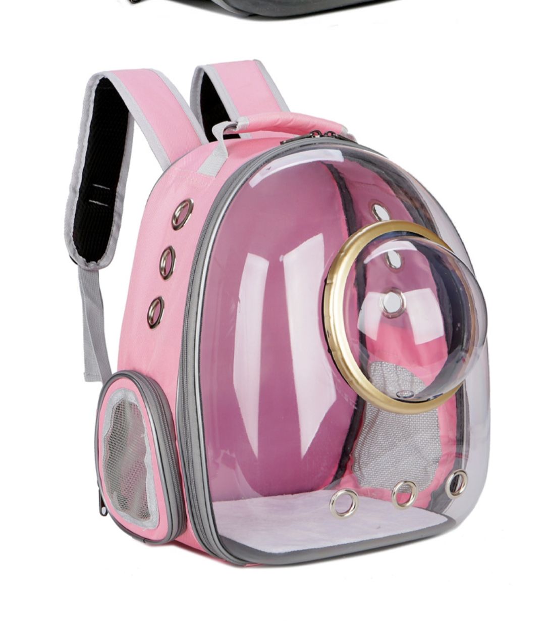Portable Travel Pet Carrier Bubble Backpack for Dog and Cat Dome Airline Approved Space Capsule