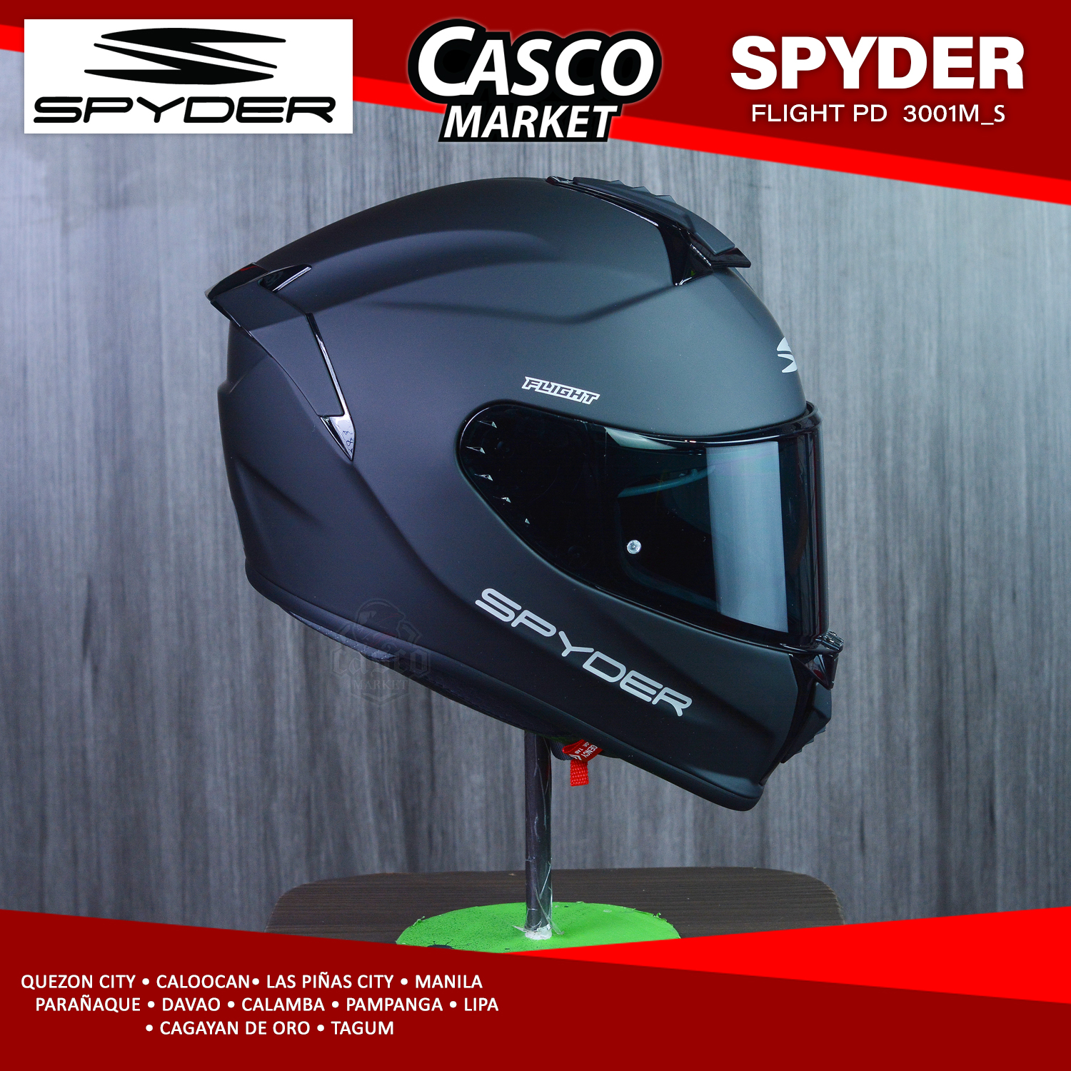 SPYDER FLIGHT FG PDD FULL FACE DUAL VISOR MOTORCYCLE HELMET | Lazada PH