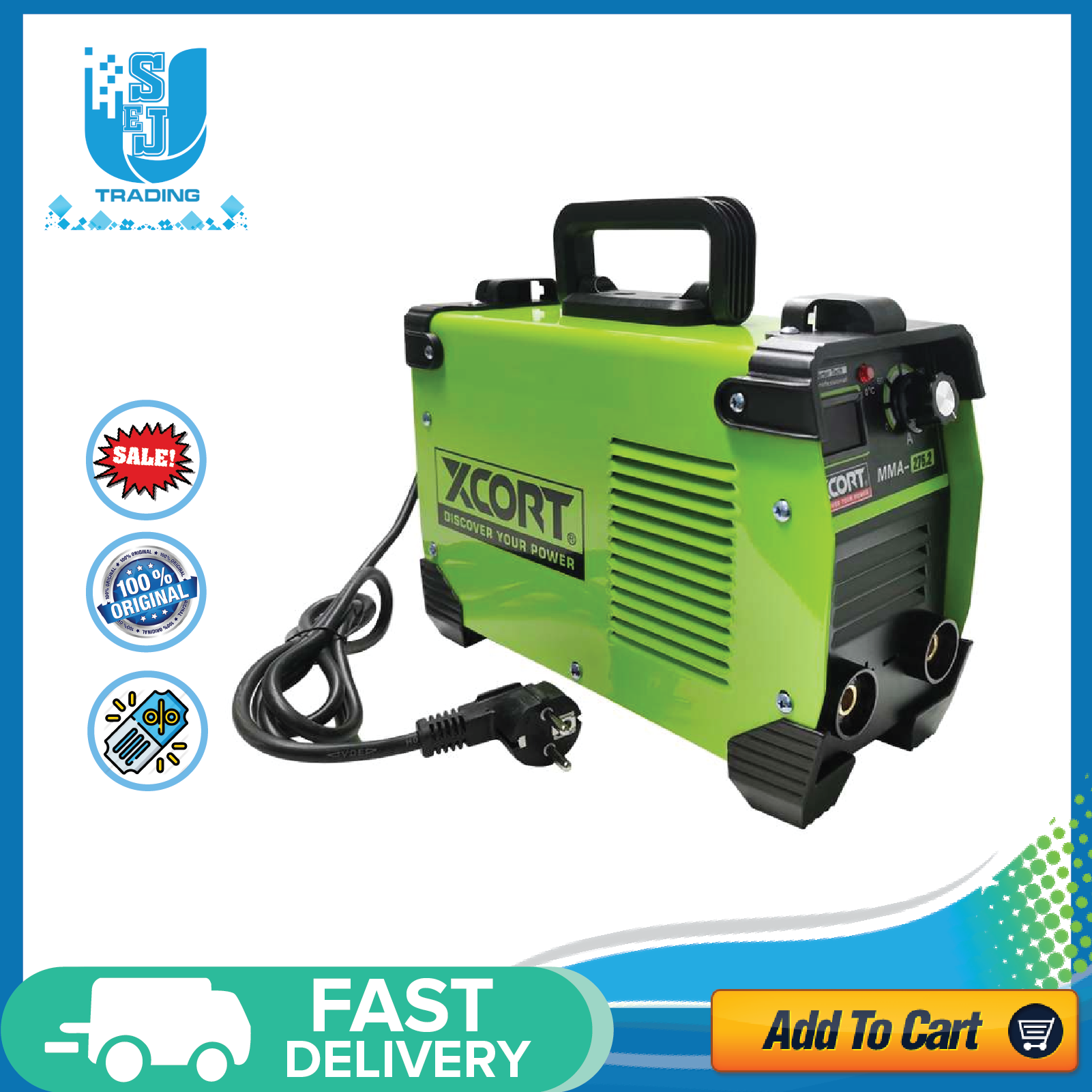 XCORT Intelligent Small Spot Welding Machine Inverter DC 220V Voltage
