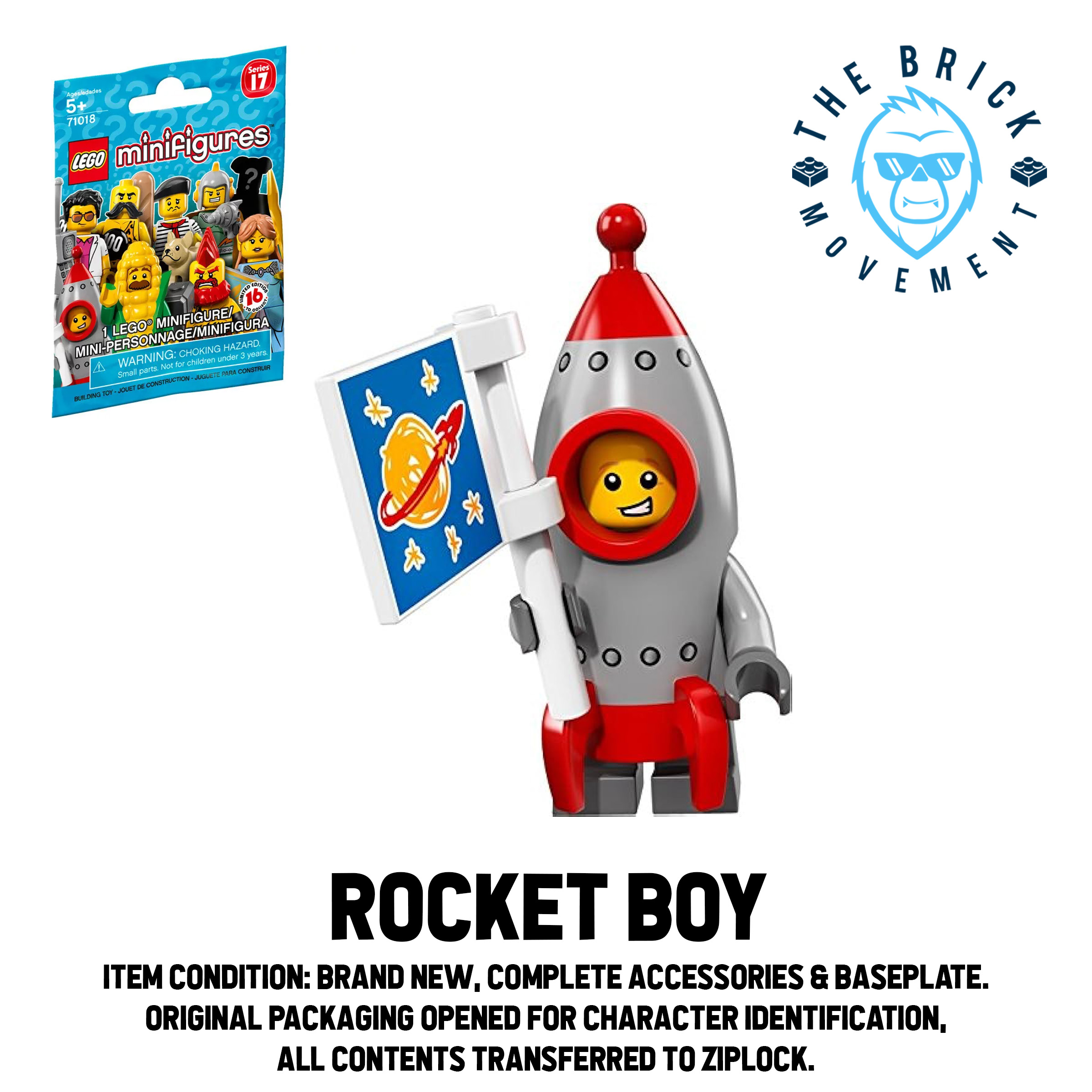 Lego Rocket Boy Minifigure LEGO® Collectible Minifigure Series 17
