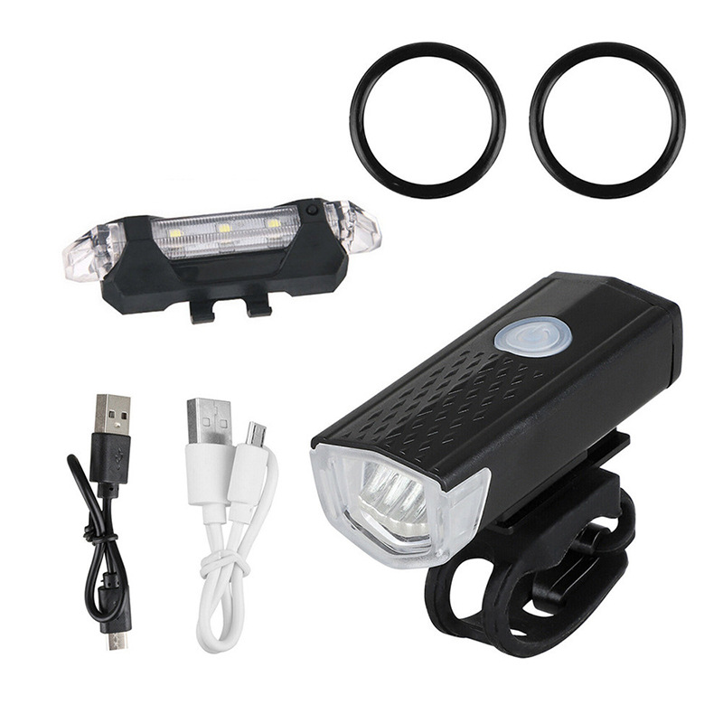 [In Stock] Virwir Bicycle light usb Taillight 5 LED USB Rechargeable tail light COB highlight lamp bead mountain bike tail light bicycle warning light equipment