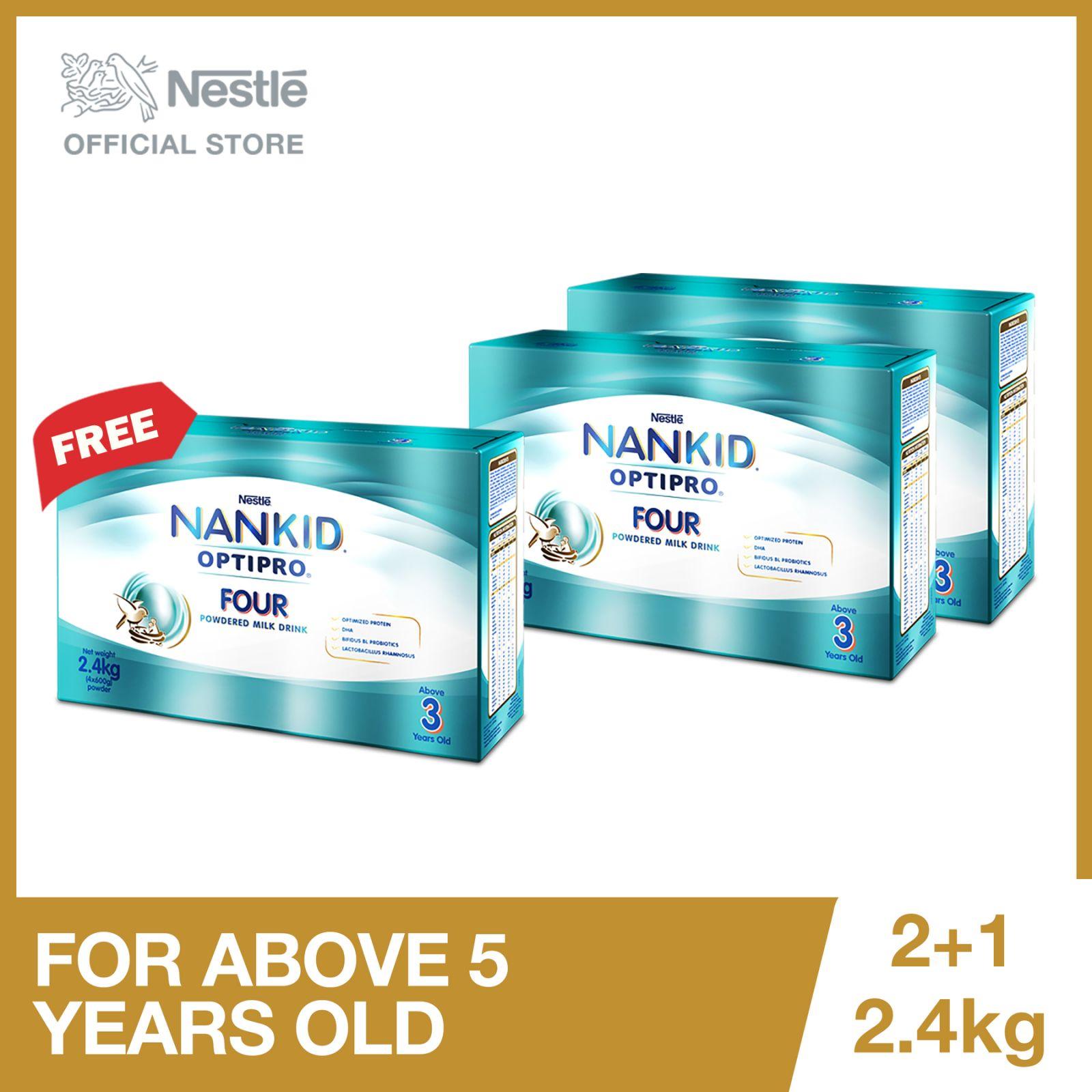 [Pack of 2] Nankid Optipro Four 2.4kg, FREE Nankid 2.4kg