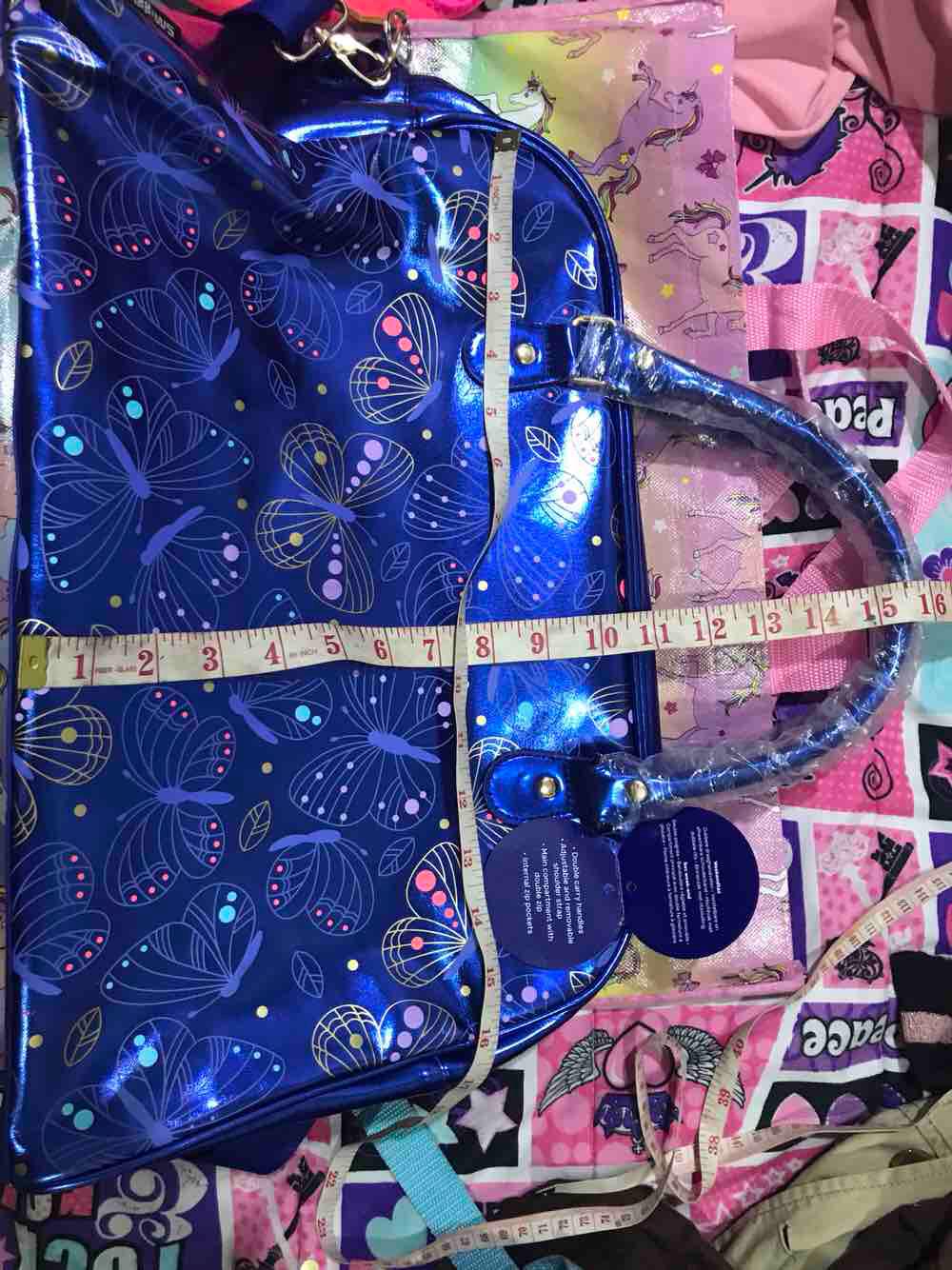 shimmy weekender bag