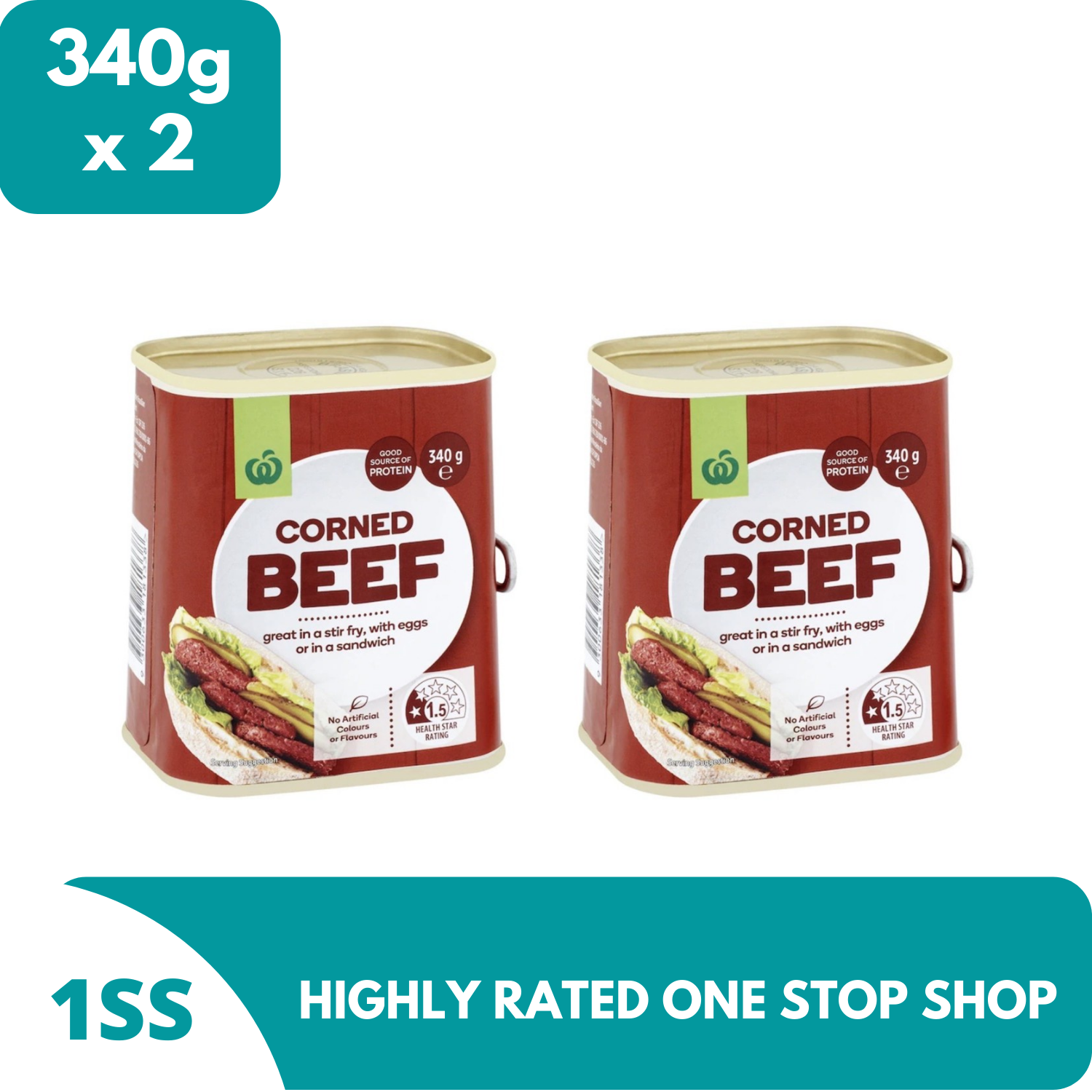 Woolworth’s Corned Beef 340g x 2 Lazada PH