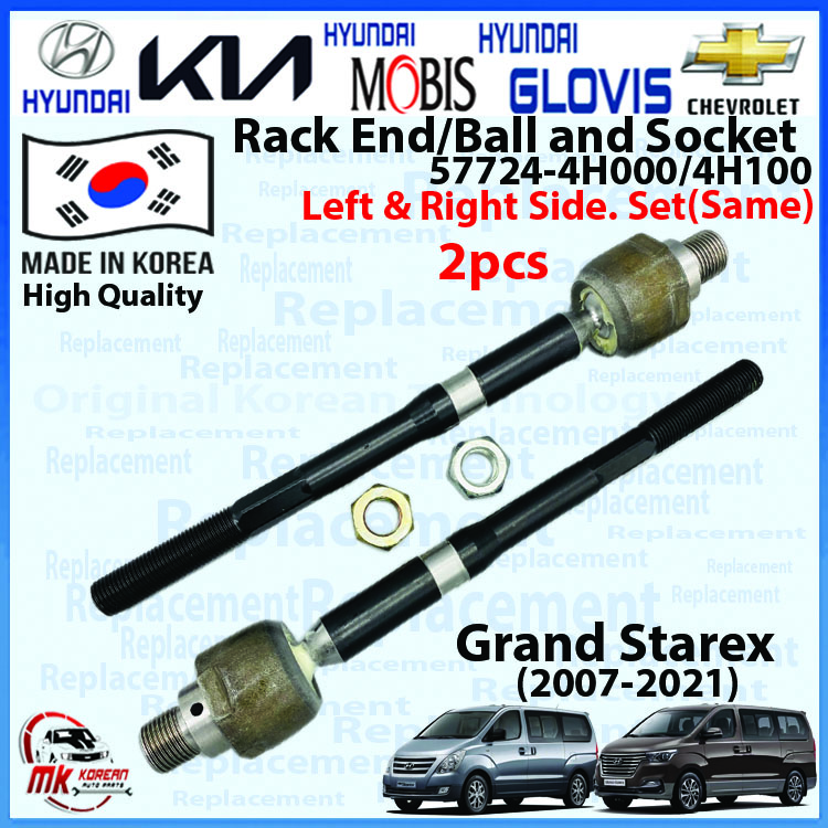 [REPLACEMENT] Rack End/Ball and Socket/Inner Ball Joint. Left & Right Side. Set (Same). 2 pcs