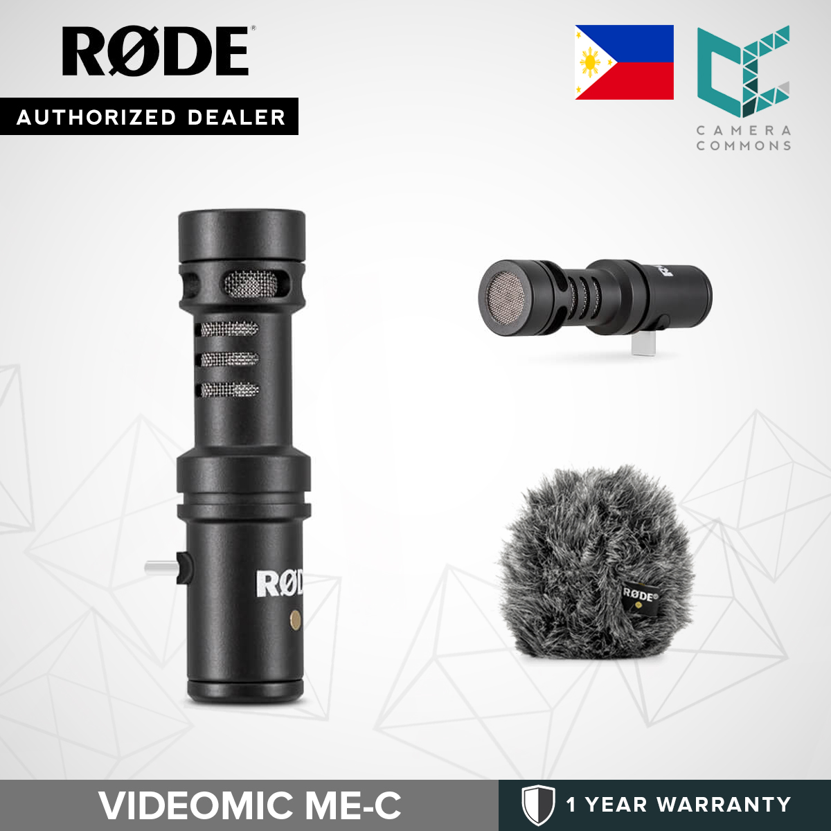 Rode VideoMic MeC Directional Microphone Audio for USB C Devices