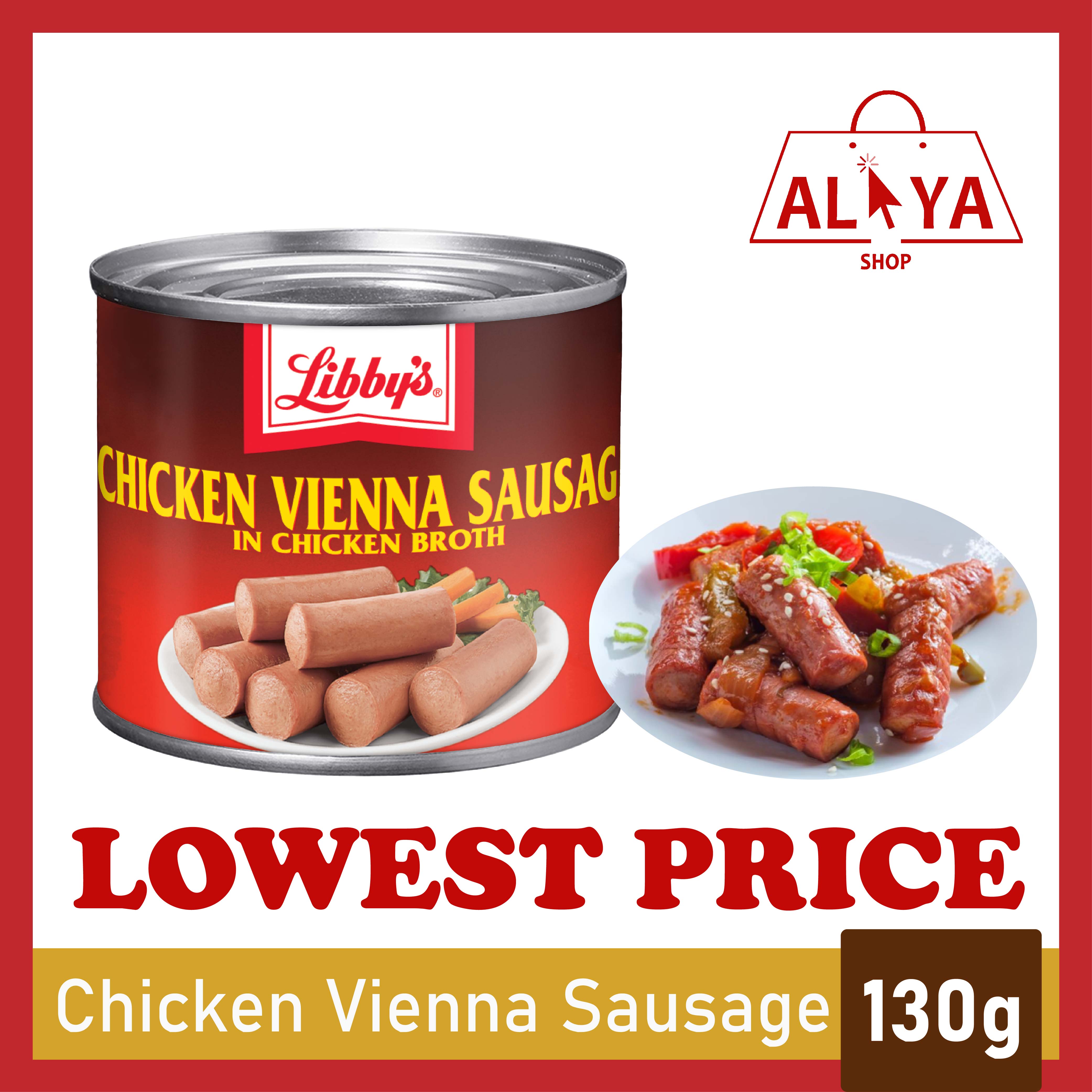 LIBBY's Chicken Vienna Sausage 130g Imported in Chicken Broth