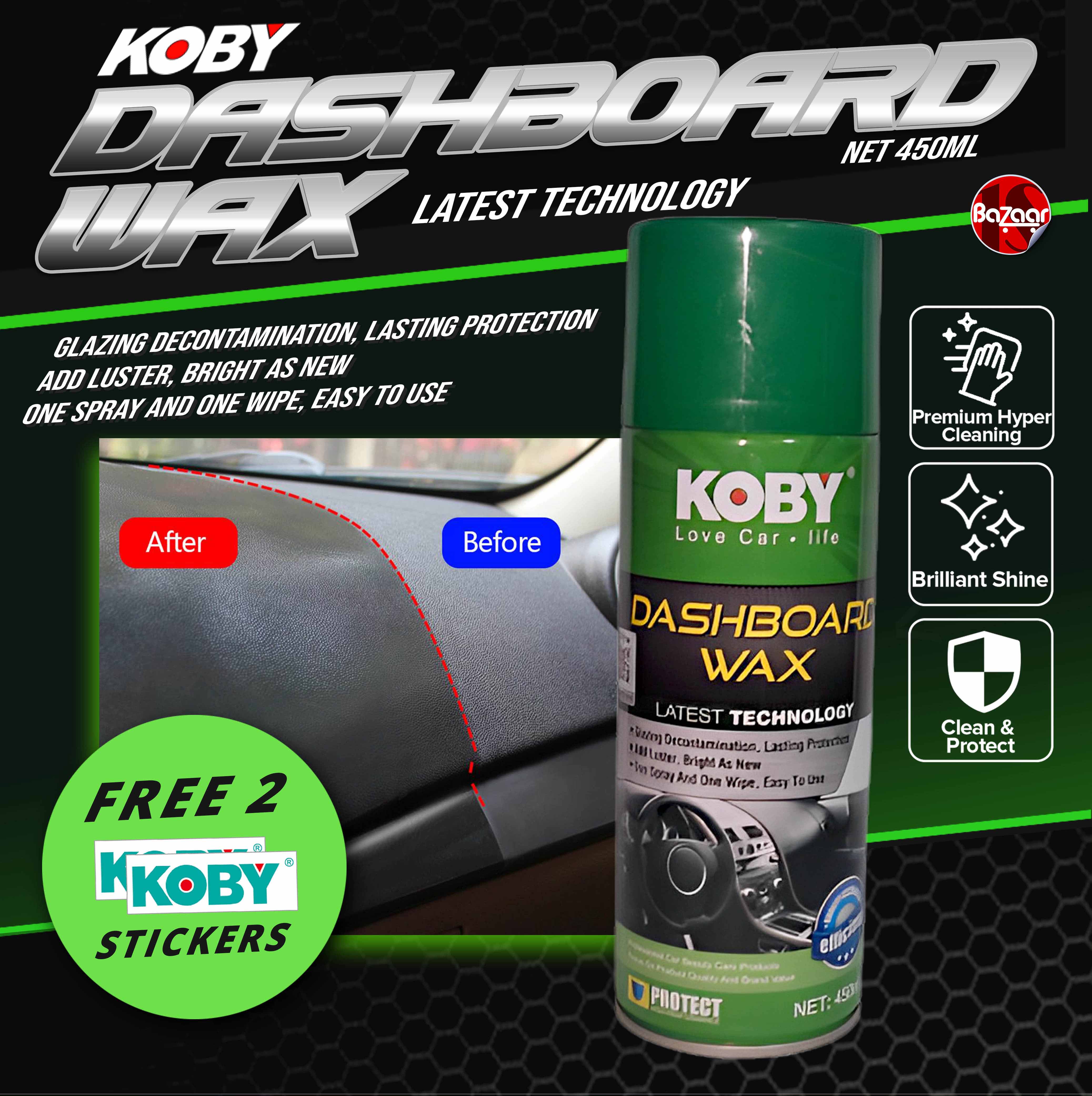 Original Koby Dashboard Wax 450ml Lazada PH