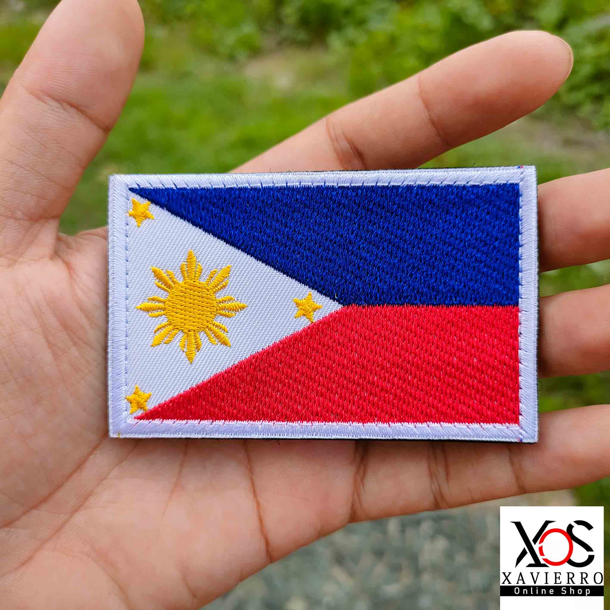 Philippine Flag Velcro Patch Embroidery Badge Patches Lazada PH