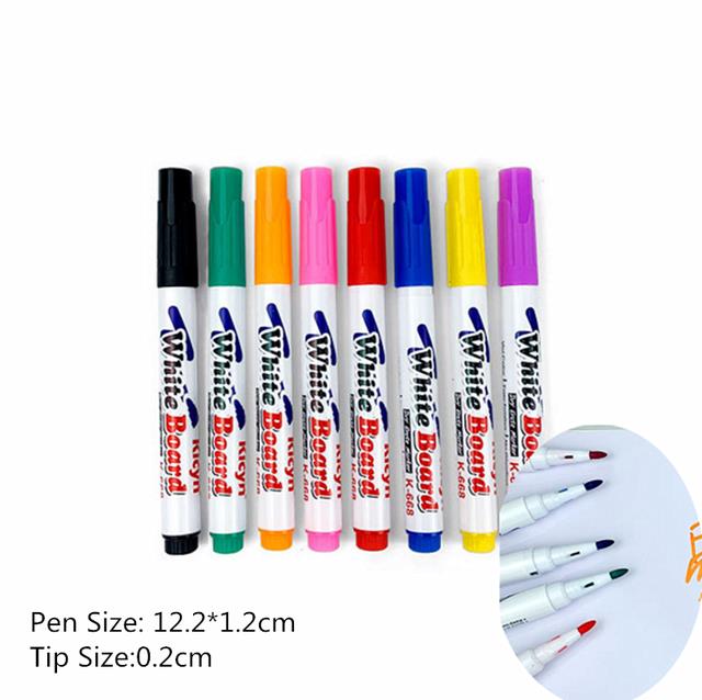 8 Colors Removable Liquid Chalk Paint Windows Markers Pen Mirrors Car