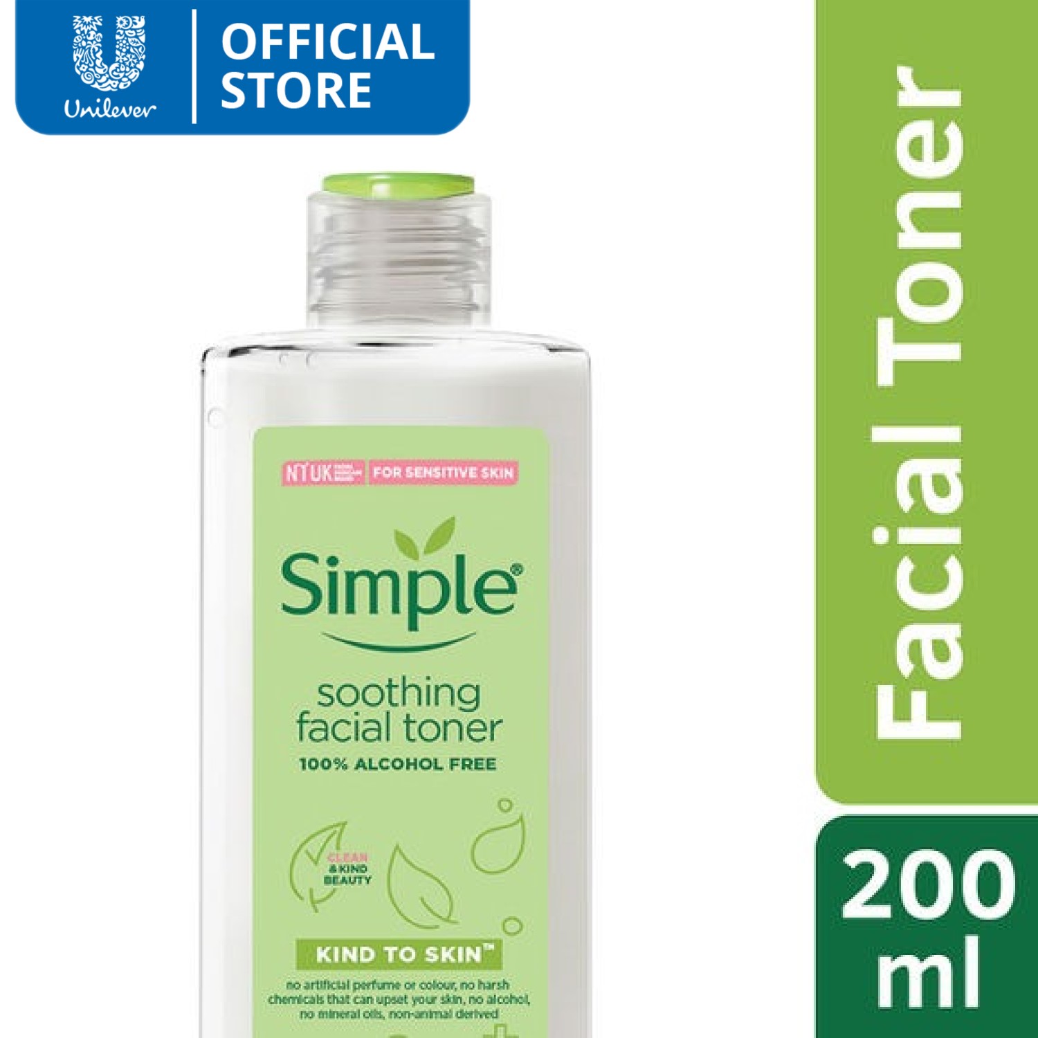 simple toner soothing