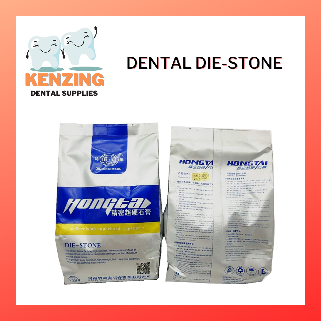 Dental Die Stone Hongtai Brand Yellow Die Stone Powder 1kg per pack