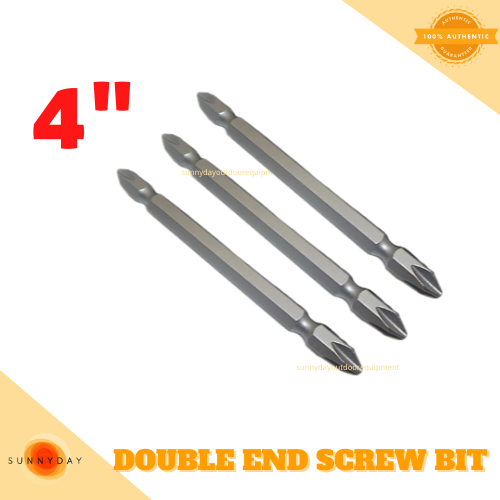 4 inches Screw Bit tip double end bit heavy duty sold per
