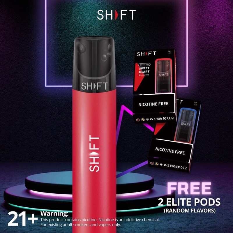 VAPER 2 PODS AND SHFT ELITE DEVICE! PROMO! Lazada PH
