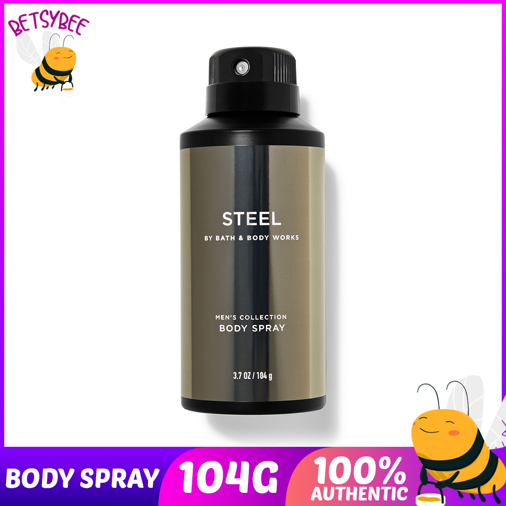 Bath and Body Works Men's Collection Deodorizing Body Spray 3.7oz Steel