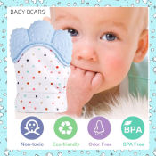 Teething Mitten - Self-Soothing Toy. (Brand name not available)
