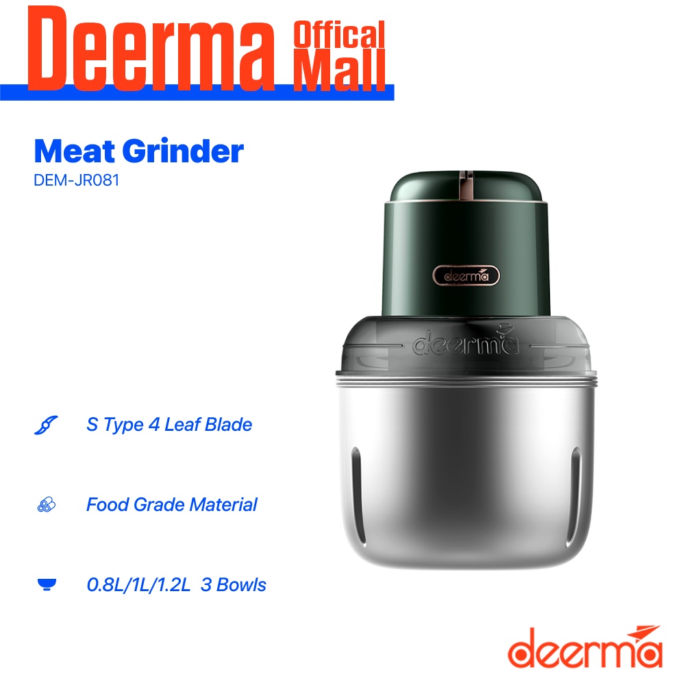 multifunction Deerma Meat Grinder Electric Food Processor Food Grinder